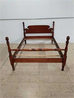 Full Size Wooden Bed