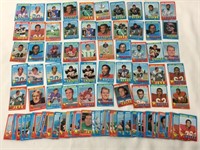 Large lot of football cards.