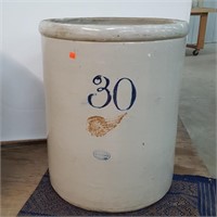 30 Gal Red Wing Crock (Large Wing)