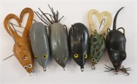 9 Rubber Mouse Surface Lures