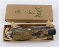 3 Bladed Camo Elk Ridge Knife, One Blade