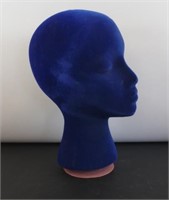 Vintage Norman Kartiganer Velvet Head Form