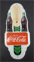 Metal 2009 Coca-Cola Thermometer - Still New