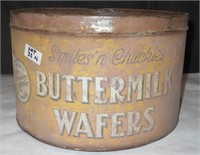 Smiles n' Chuckles Buttermil Wafers Tin