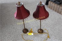 2 Lamps 26" Tall
