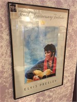 10TH ANNIVERSARY FRAMED ELVIS