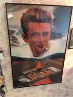 JAMES DEAN FRAMED PICTURE