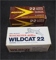 Two 500 Rds Boxes Winchester & Mohawk 22 L R