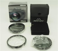 Merkury 3 Pc High Res Camera Lens Filters 62mm