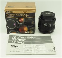 Nikon A F Nikkor 35-70mm F/3.3-4.5 Camera Lens