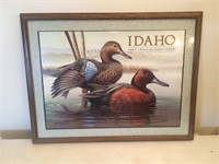 Idaho First of State Duck Print By Rob Leslie