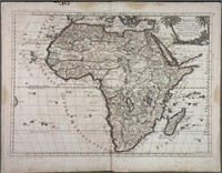 L'Africa. Map by Sanson, revised by De Rossi.