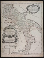 2 Maps by de Rossi incl: Regno Di Napoli.