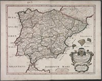 3 Maps incl: Veteris Hispaniae Tabulam. 1710.