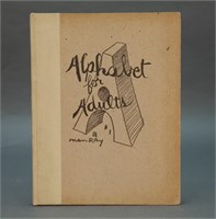 Alphabet For Adults. Signed, inscribed by Man Ray.