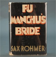 Sax Rohmer. Fu Manchu's Bride. 1933. 1st ed. in dj