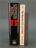 3 Books incl: Stephen King. IT. (1986). 1st prtg.