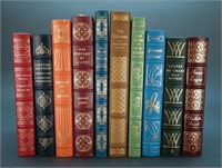 10 Easton Press. Dickens, Goldsmith, Defoe...