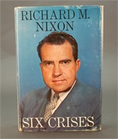 2 signed, inscribed books: Nixon + Goldwater.