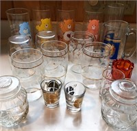 Care Bare Beverage Glasses & Other Asst Glassware