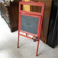 Vintage Child's Standing Chalkboard