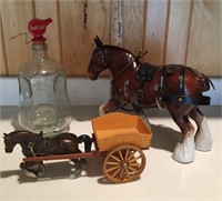Barclay Bottle, Clydesdale Style Horse & Asst
