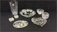Group of 8 Glassware Pieces Including