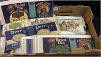 Box of Old Can Labels Including Maryland Chief,