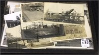 Collection of Approx. 41 Railroad Real Photo