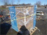 PALLET OF PLASTIC STACKABLE TUBS