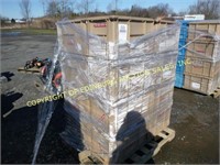 PALLET OF PLASTIC STACKABLE TUBS