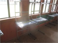 (4) Metal and Plastic Student Desks