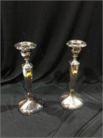 Tall Weighted Sterling Candlestand