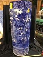 Blue Asain Design Umbrella Stand