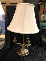 Brass Candleholder Lamp