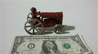 Vintage cast iron toy tractor marked Arcade