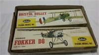 2 Guillow's authentic scale airplane  flying model