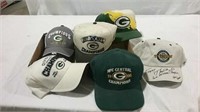 Green Bay Packers hats one has Fuzzy Thurston 63