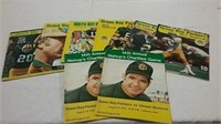 Green Bay Packers 1970s yearbooks and 2 programs