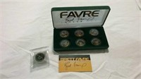 Brett Favre US statehood quarter set