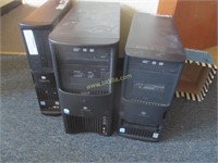 (3) Gateway Desktop Computers