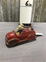 Donald Duck Fire Department toy truck