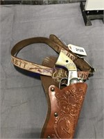 Davy Crockett holster w/ Pinto gun set