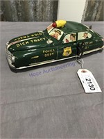 Dick Tracy squad car wind-up toy