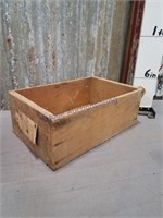 California Santa Clara Prunes wood box