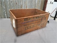 Atlas Powder Co. wood box