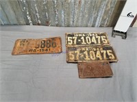Old license plates(4)