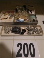 Costume jewelry and buttons