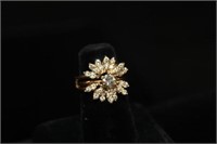 2 pc. Lady's14Kt Yellow Gold Diamond Engagement