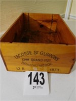 19.5x13x7 wood LaCoste St Guirons box